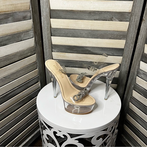 Single stack platform heels - Picture 2 of 2